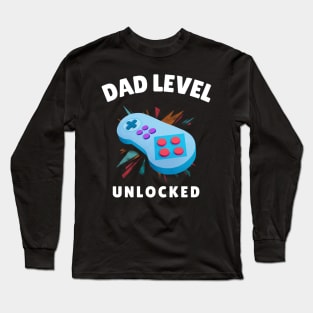 Dad Level Unlocked Fathers Day Special Long Sleeve T-Shirt